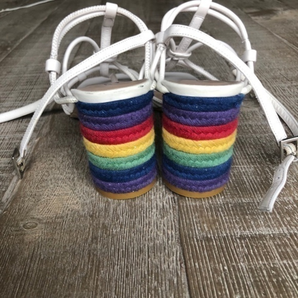 DONALD PILNER Wesli Rainbow Strappy Sandal 7.5 - Picture 8 of 12